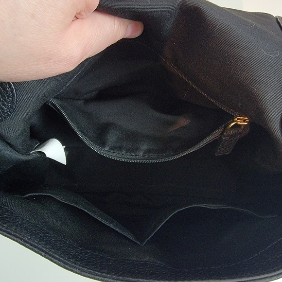 Marc Jacobs Empire City Crossbody  Messenger Bag Black Leather Flap - Picture 15 of 16